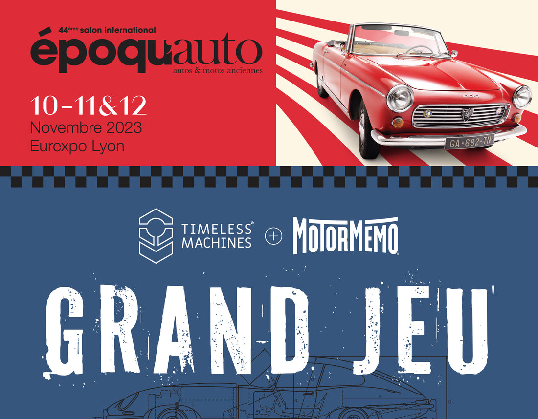 Grand jeu concours Timeless Machines x MotorMemo