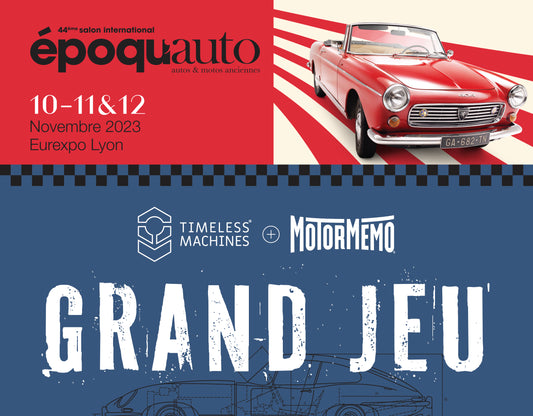 Grand jeu concours Timeless Machines x MotorMemo