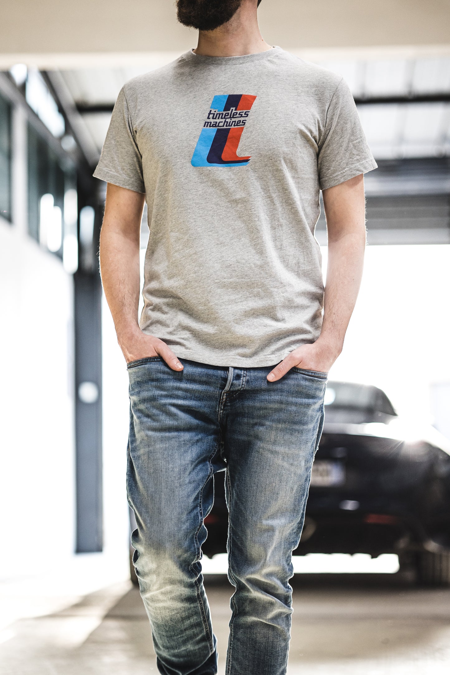 T-shirt TM Motorsport Grey Homme