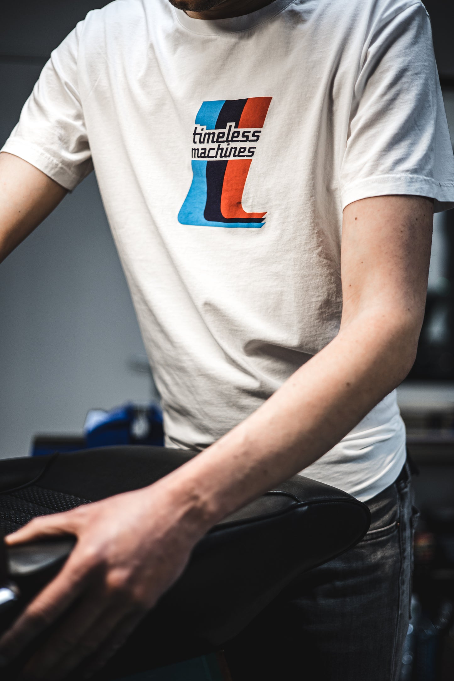T-shirt TM Motorsport White Homme